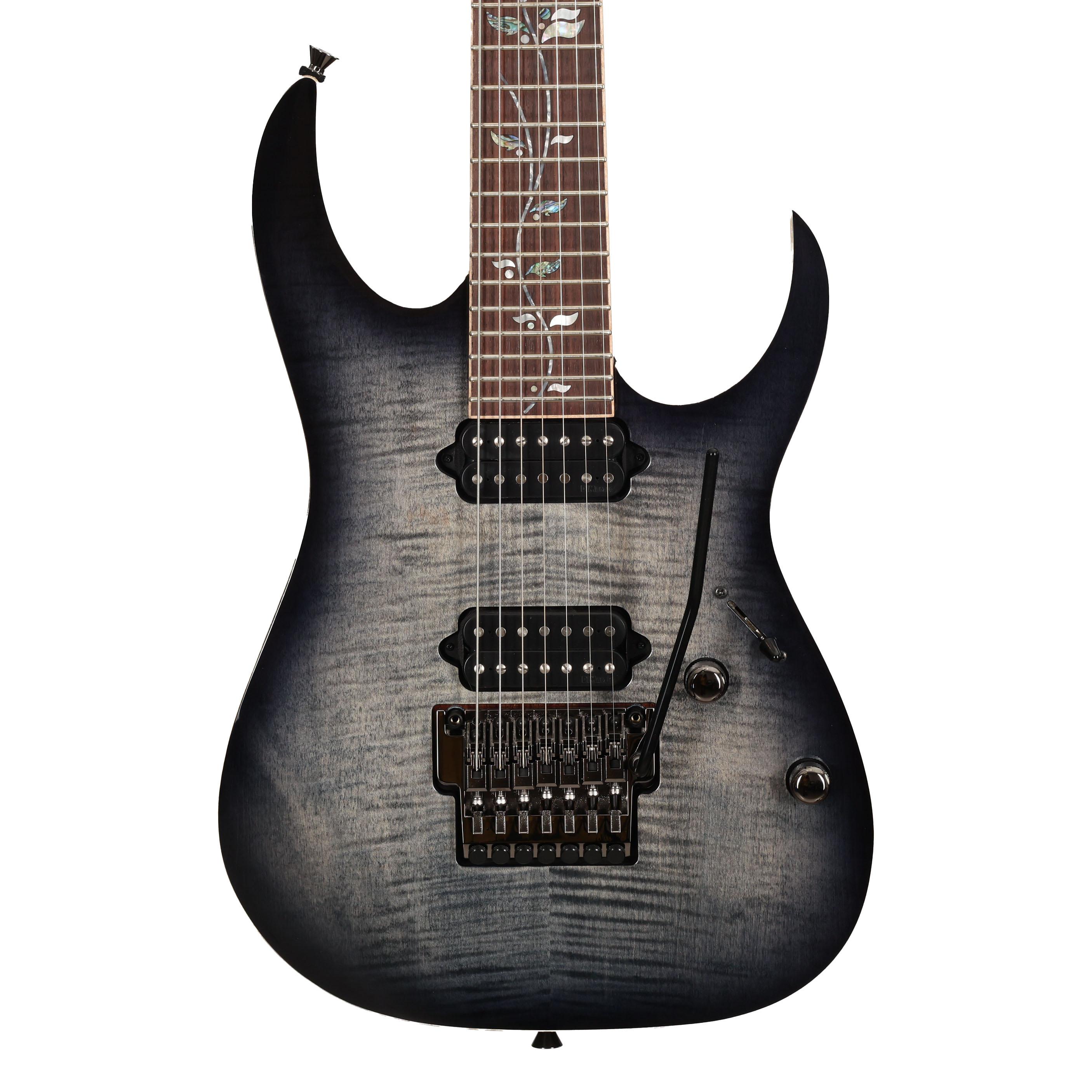 Ibanez RG8527-BRE j.custom 7-String Electric Guitar in Black